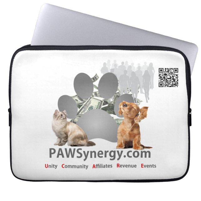 Capa Para Notebook PAWSynergy - Bolsa de laptop 13" (Frente)