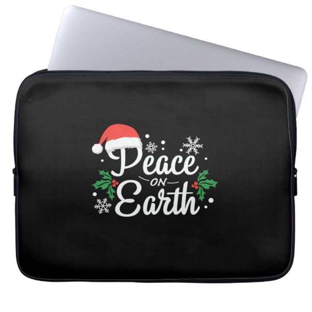 Capa Para Notebook Paz De Xmas Na Terra (Frente)