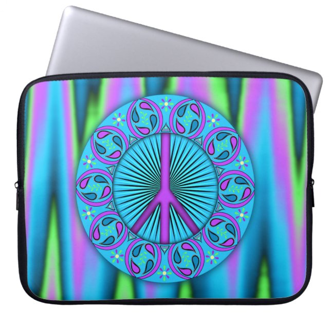Capa Para Notebook Paz ~ Folha (Frente)