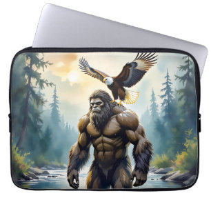 Capa Para Notebook Pé Grande com Águia no Ombro