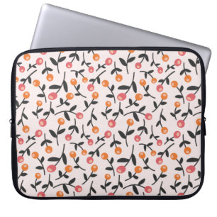 Capa Para Notebook Peach Floral Bud Bolsa de laptop