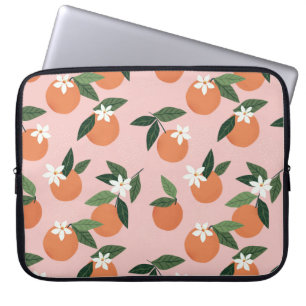 Capa Para Notebook Peach Orange Juice Patterno