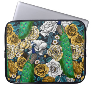 Capa Para Notebook Peacocks no rosa 3
