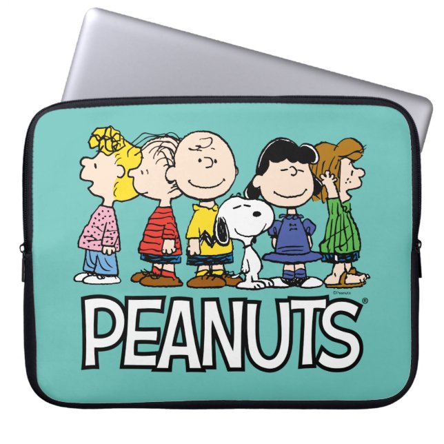 Capa Para Notebook Peanuts Gang Sentado Junto (Frente)