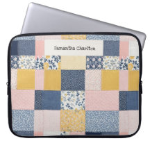 Pedaço de Patchwork Floral Personalizado Cottageco