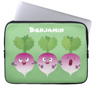 Capa Para Notebook Pedra de desenho animada de verduras e legumes