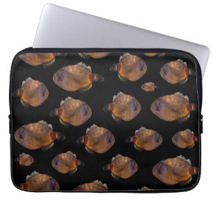 Capa Para Notebook Peixe de Jaqueta de couro, Bolsa de laptop