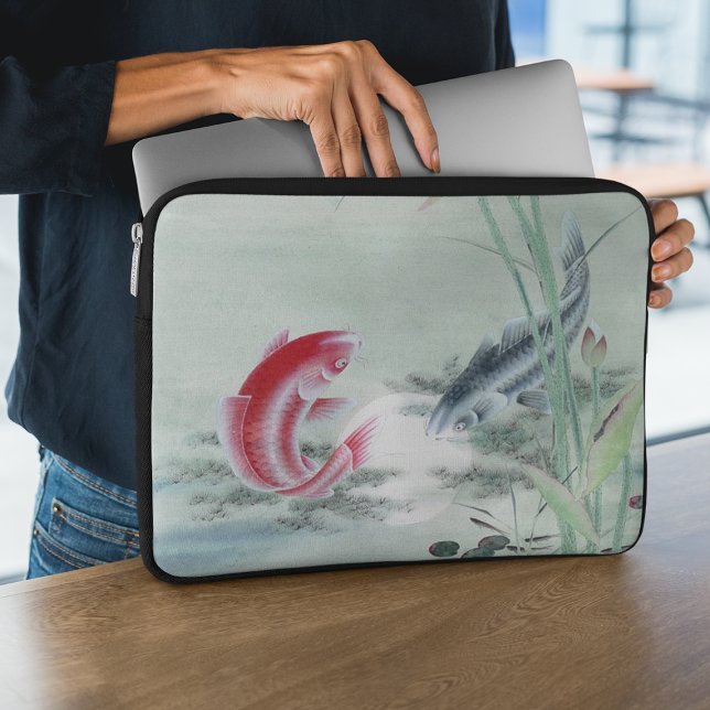 Capa Para Notebook Peixe Koi com Lotus (Criador carregado)