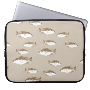 Capa Para Notebook Peixe Sepia