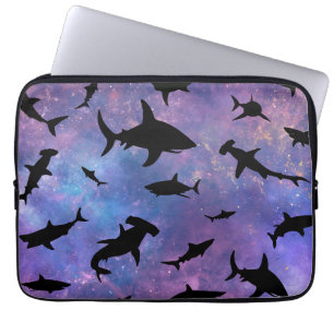 Capa Para Notebook Peixe-tubarão simples mandíbulas-baleias padrão ga