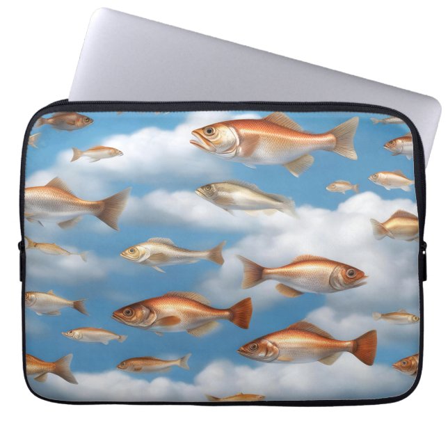 Capa Para Notebook Peixes em Choque (Frente)