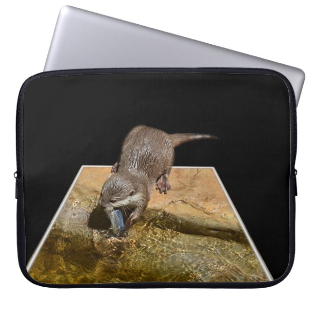 Capa Para Notebook Peixes Típicos A Comer, (Frente)