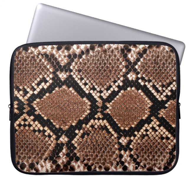 Capa Para Notebook Pele de Cascavel Diamante (Frente)