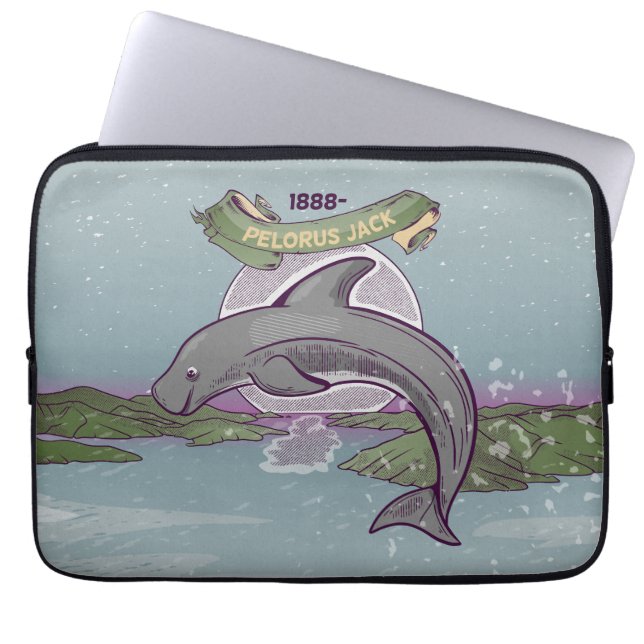 Capa Para Notebook Pelorus Jack Dolphin Nova Zelândia (Frente)