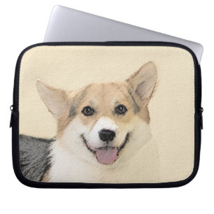 Capa Para Notebook Pembroke Welsh Corgi - Pintura Original para Cacho