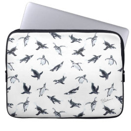 Capa Para Notebook Penguin Flight Squad | Ocean Art Design