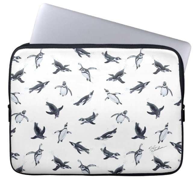 Capa Para Notebook Penguin Flight Squad | Ocean Art Design (Frente)