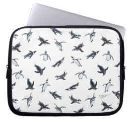 Capa Para Notebook Penguin Flight Squad | Ocean Art Design