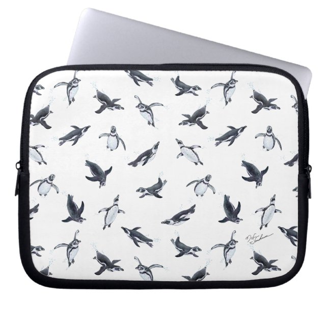Capa Para Notebook Penguin Flight Squad | Ocean Art Design (Frente)