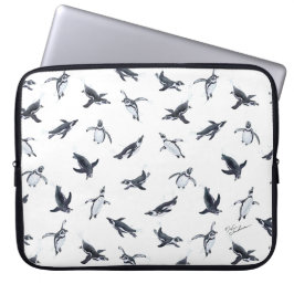 Capa Para Notebook Penguin Flight Squad | Ocean Art Design