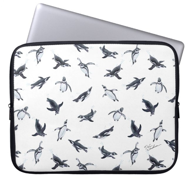 Capa Para Notebook Penguin Flight Squad | Ocean Art Design (Frente)