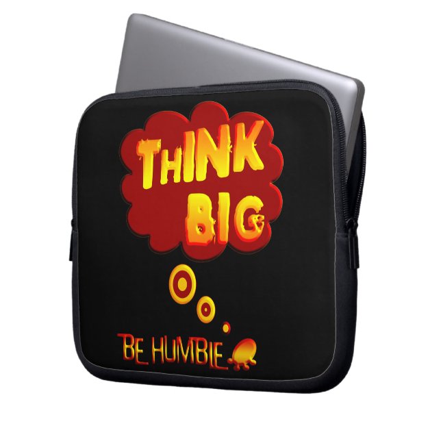 Capa Para Notebook Pense grande (Frente Esquerda)