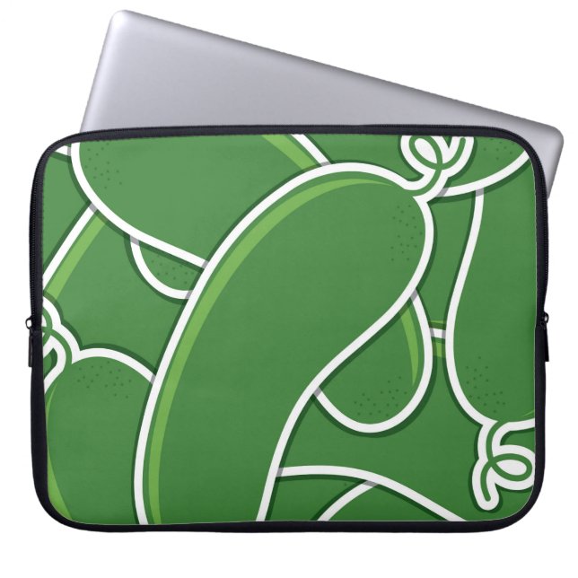 Capa Para Notebook Pepino fungo (Frente)