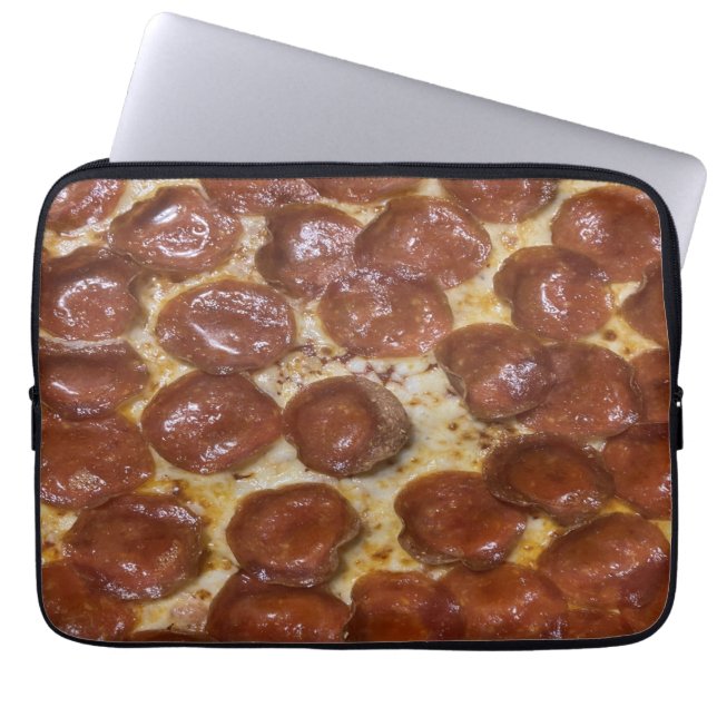 Capa Para Notebook Pepperoni Pizza (Frente)