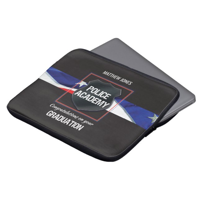 Capa Para Notebook Personalidade, Graduação na Academia de Polícia (Frente Topo)