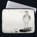 Capa Para Notebook Personalização da Ilustração de Pássaros do Snipe<br><div class="desc">Para amantes de aves. Ilustração vinda de Bijutsu Sekai (1893-1896) por Watanabe Seitei, um proeminente artista Kacho-ga. Watanabe Shōtei aka Watanabe Seitei (渡 辺 亭, 1851 em Edo - 1918) foi um pintor Nihonga e um dos primeiros a visitar a Europa, frequentando a Exposição Internacional de 1878 em Paris e...</div>