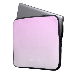Capa Para Notebook Personalização Minimalista Rosa dos Gradientes Mod