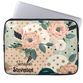 Capa Para Notebook Personalizadas as Cores de Pastel Floral Moderno P