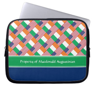 Capa Para Notebook Personalizado Adicione Seu Nome IRLANDÊS-AMERICANO