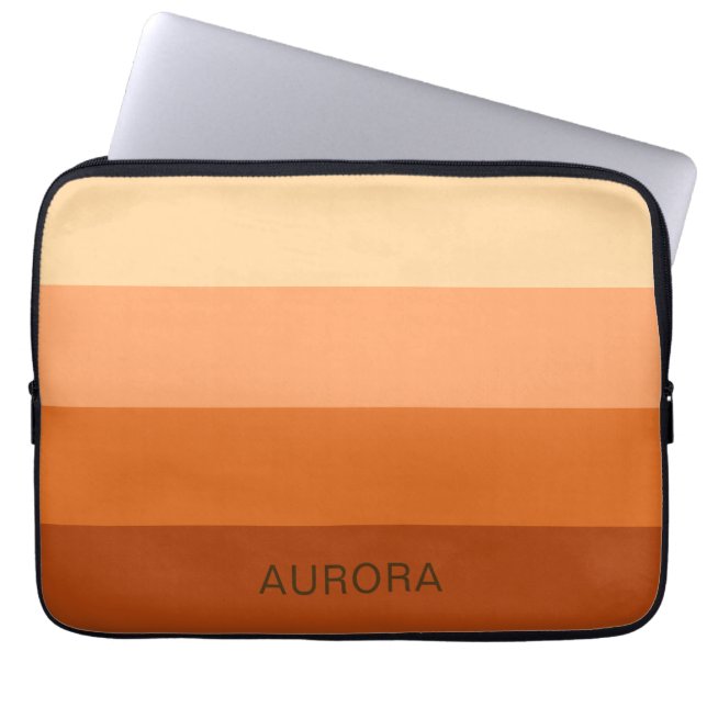 Capa Para Notebook Personalizado de Gradiente Motivacional com Nome - (Frente)