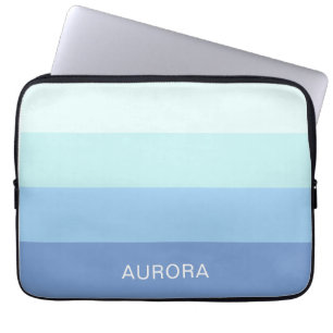Capa Para Notebook Personalizado de Gradiente Motivacional com Nome -