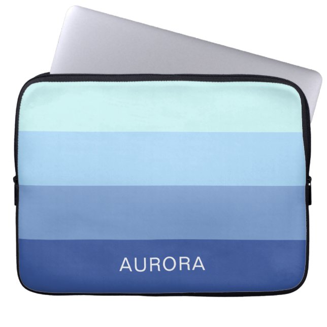 Capa Para Notebook Personalizado de Gradiente Motivacional com Nome - (Frente)