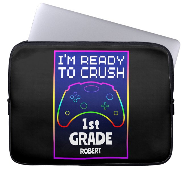 Capa Para Notebook Personalizado Pronto Para Dominar De Volta à Escol (Frente)