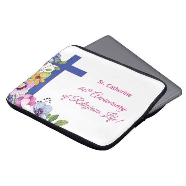 Capa Para Notebook Personalizar, 60º aniversário freira religiosa (Frente Topo)