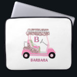 Capa Para Notebook Personalizar Carrinho de Golfe feminino<br><div class="desc">Um charmoso carrinho de golfe único — alguns diamantes e brilho — uma tad sobre o topo,  talvez — adora-o para si mesmo ou especial como presente — com suas iniciais/monograma. Se tiver alguma pergunta sobre design ou uma solicitação especial,  envie um email para: charmdesignstudio@rcn.com</div>