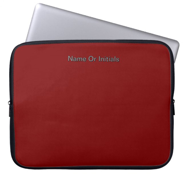 Capa Para Notebook Personalizar Com Nome Dk Vermelho (Frente)