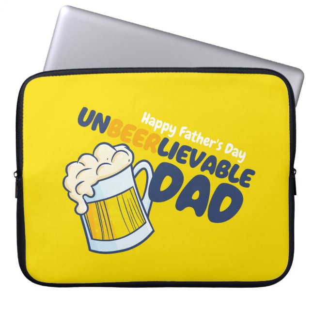 Capa Para Notebook Personalizar Dia de os pais | Pai incomportável (Frente)