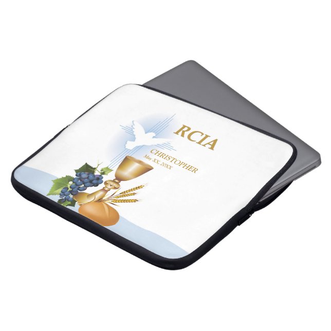 Capa Para Notebook Personalizar, RCIA Felicita o Sacramento Católico (Frente Topo)