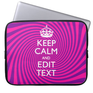 Capa Para Notebook Personalize seu torção rosa quente para manter cal