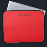 Capa Para Notebook Personalize With Name Initials Red<br><div class="desc">Style: Neoprene Laptop Sleeve 15 inch Protect your laptop with a custom laptop sleeve. Made with 100% neoprene, these lightweight and water resistant sleeves look great with your photos, text, or designs. Great for travel or just day-to-day use, custom laptop sleeves come in three sizes to fit your device and...</div>