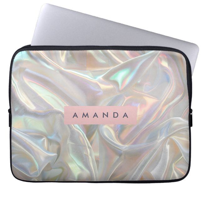 Capa Para Notebook Personalized Soft Iridescent Pearl Shimmer (Frente)