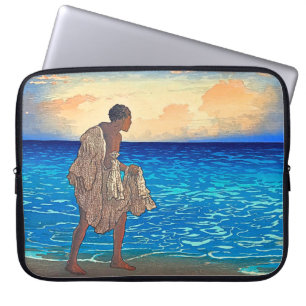 Capa Para Notebook 'Pescador Havaiano' - Charles W. Bartlett