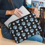 Capa Para Notebook Pestanas, Patas Azuis, Patas De Cães, Patas De Ani<br><div class="desc">Padrão bonito,  divertido e adorável com patas azuis e brancas. Presente moderno e moderno,  perfeito para o amante do cão em sua vida.</div>