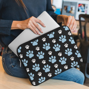 Capa Para Notebook Pestanas, Patas Azuis, Patas De Cães, Patas De Ani
