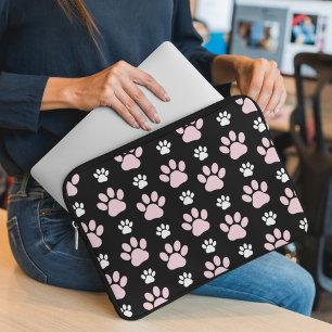Capa Para Notebook Pestanas, Patas Rosa, Patas Cachorros, Patas Anima