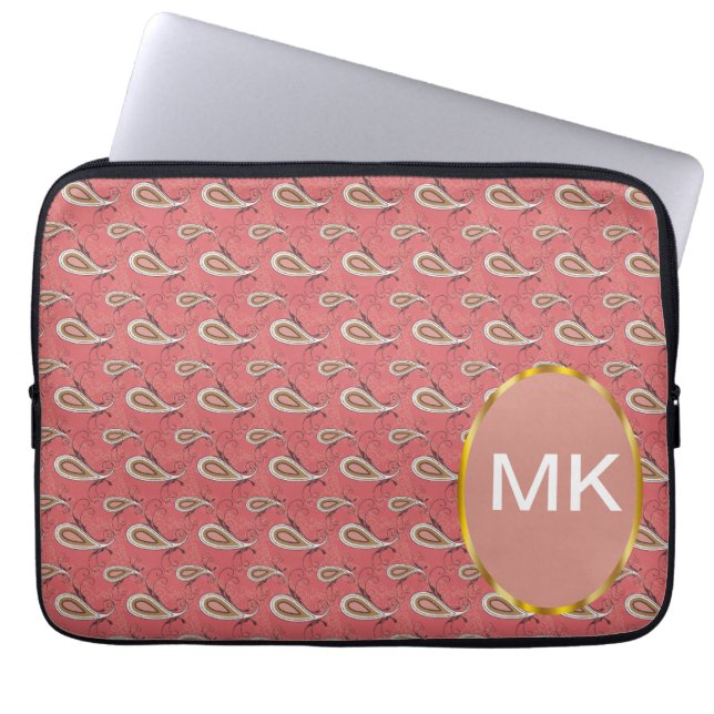 Capa Para Notebook Petal Paisley de Foxglove (Frente)